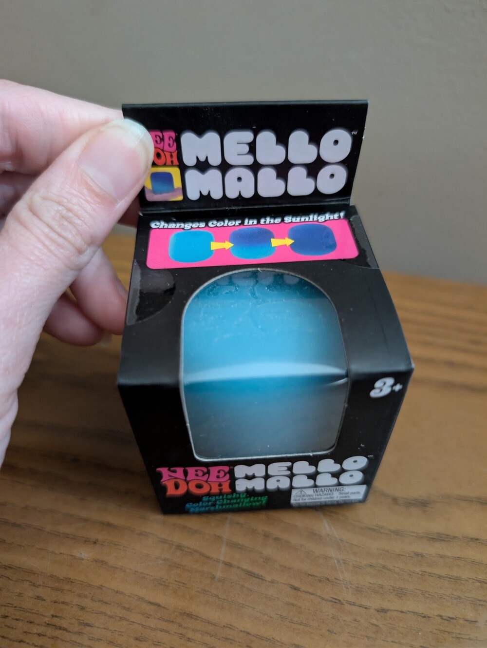 Blue needoh mello mallo squishy squeezy Nee Doh - 100% Authentic